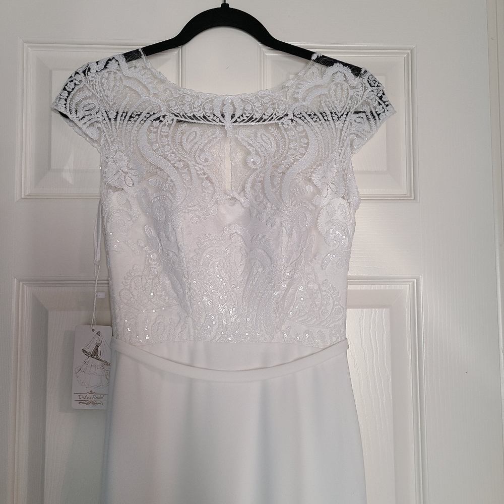 White Bridesmaid Dress
